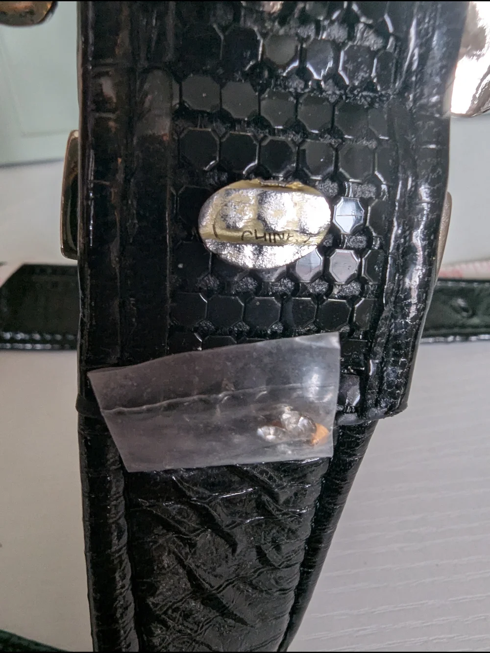 Black Rhinestone Western Buckle Belt